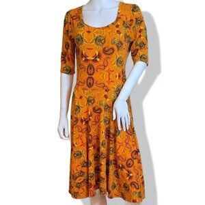 LuLaRoe Nicole Paisley Dress! L